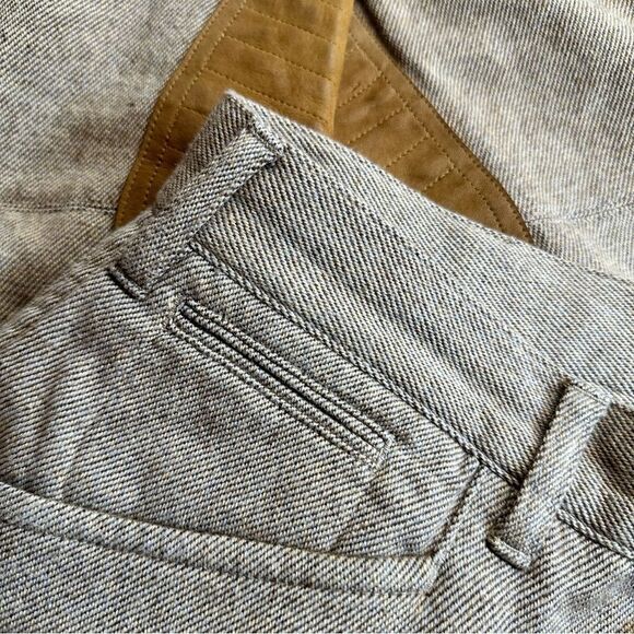 Polo Ralph Lauren ~ Vintage Tan Wool Twill Leather Knee Patch Riding Breeches - Picture 6 of 13